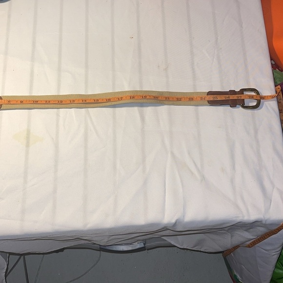 Vintage Dooney & Bourke Men's Brown and Tan Belt XS GUC - Picture 6 of 7